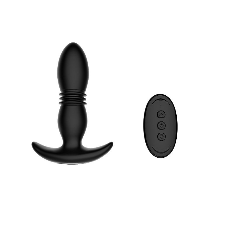 untitled.264569462 MY - 0181 Remote Control & Telescopic Anal Plug, Body - Safe Silicone - Image 1