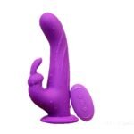 017 - Rabbit Vibrating Wand with Suction Cup