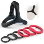 053 7-Piece Silicone Cock Ring Set