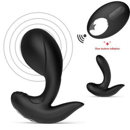 188 Vibrating Inflatable Anal Plug