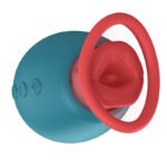 MY-0107 Cherry Suction & Vibration Silicone Massager