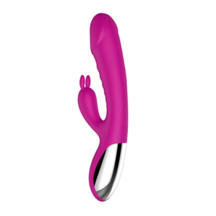 MY-0027 - Realistic Jade Rabbit Dual Vibration Wand