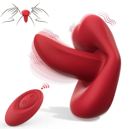 Velvet Flutter | 12-Mode Oral Licking & Dual-Engine Stimulator