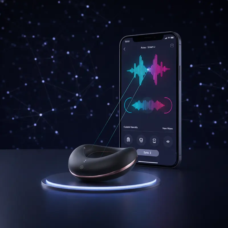 App-controlled wellness technology for customized pleasure mapping.