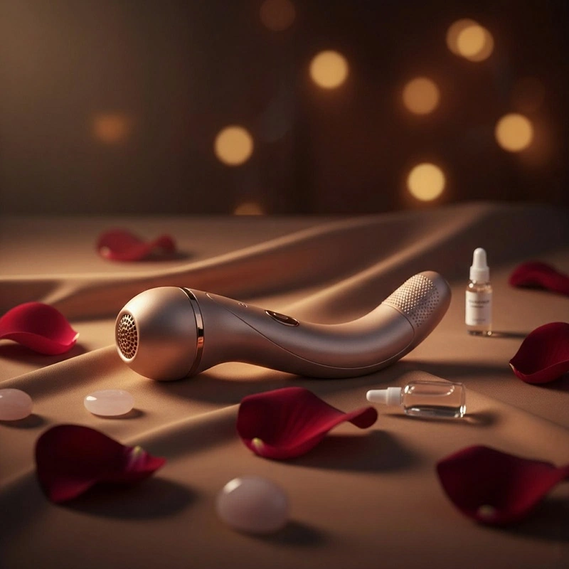 Dual-action wellness tools for achieving a synchronized blended orgasm