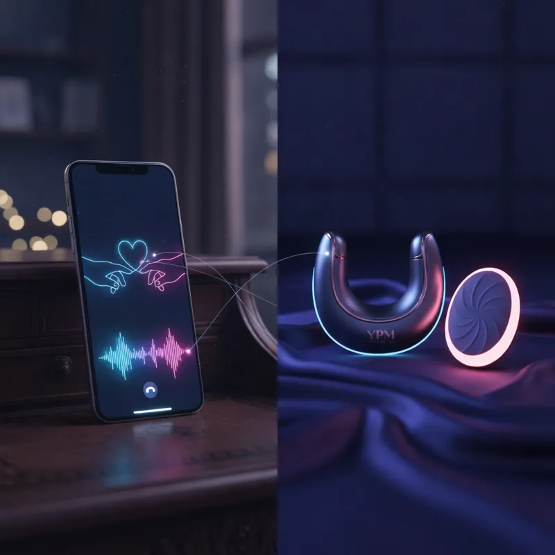 Remote app controlled wellness tools Muse and Connect for long distance couples intimacy