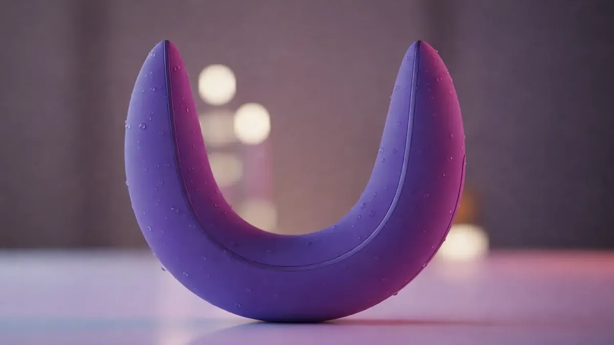 YPM Wellness Smart-U app-controlled wearable vibrator made of medical-grade liquid silicone with a waterproof finish.