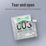 003 Ultra-Thin Latex Condoms - 10 Count - Natural Skin-to-Skin Feel